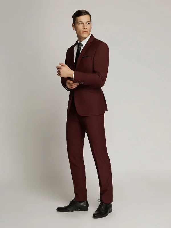 Streetwear Clothing Boulvandre Burgundy Suit