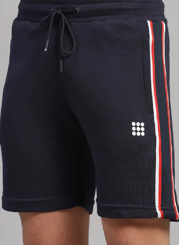 Everyday Look Men NAvy Blue Solid Short