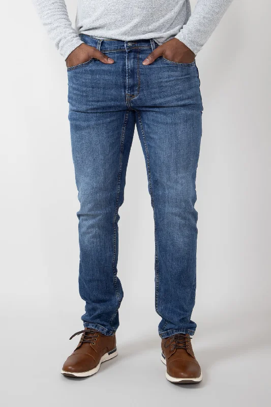 Cool Bottoms Blend Rock Fit Jeans for Men in Medium Denim | 700069-76117