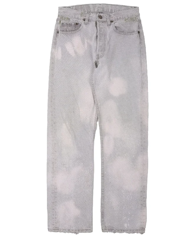 Cozy Jackets Levi's 501 Light Grey Jeans