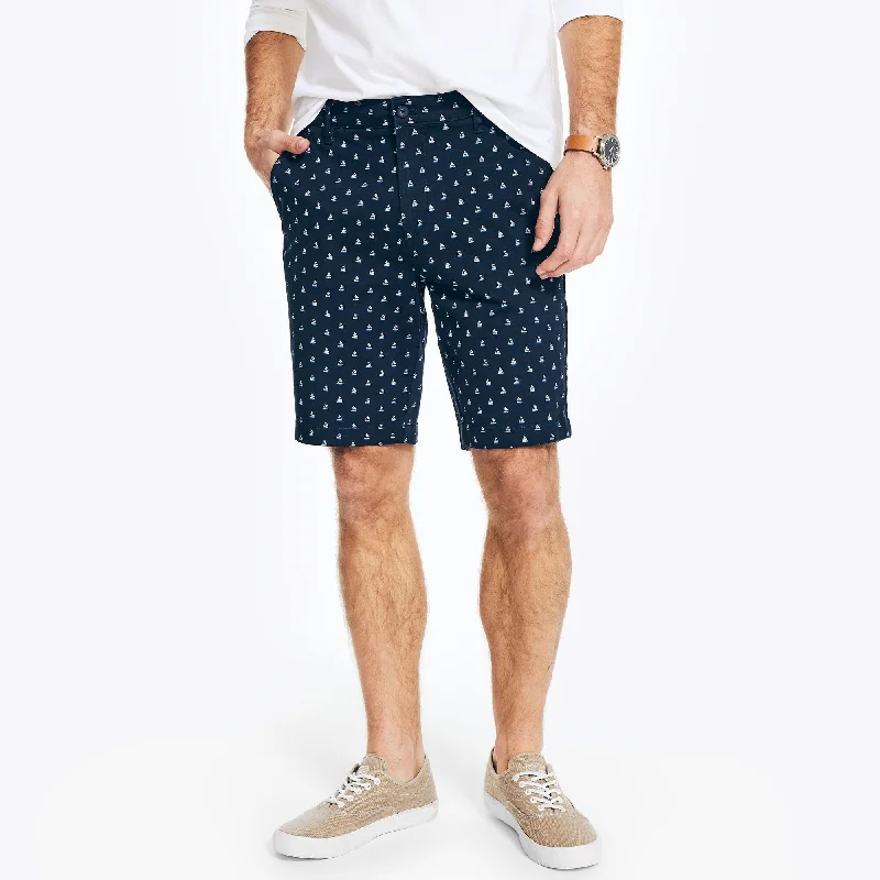 Versatile Wear Nautica Mens 9.5" Printed Deck Short