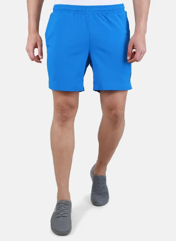 Streetwear Clothing Men Blue Self Design Short