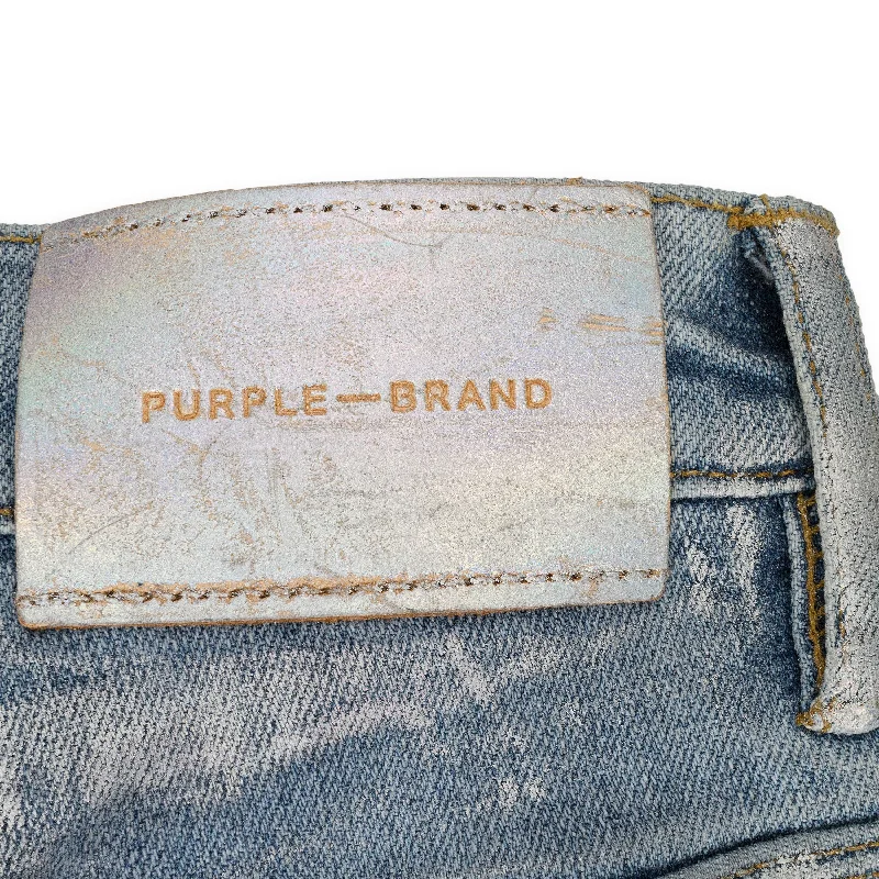 Athletic Gear LIGHT IRIDESCENT PEARL Indigo SKINNY JEANS