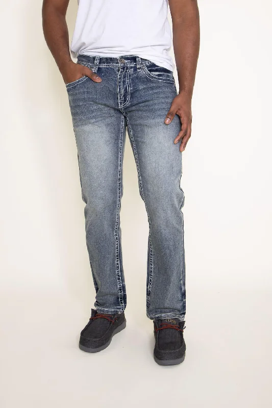 Comfortable Fits True Luck Kyle Straight Jeans for Men | TL21010407