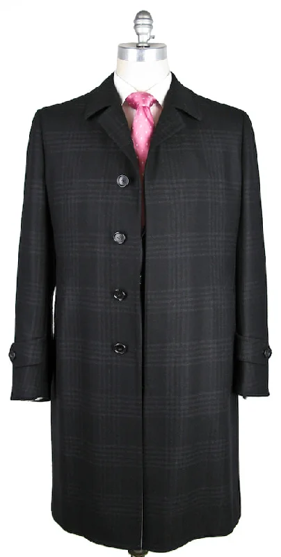 Designer Pieces Cesare Attolini Black Coat – Size: 38 US / 48 EU