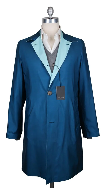 Summer Wear Kiton Blue Reversible Raincoat