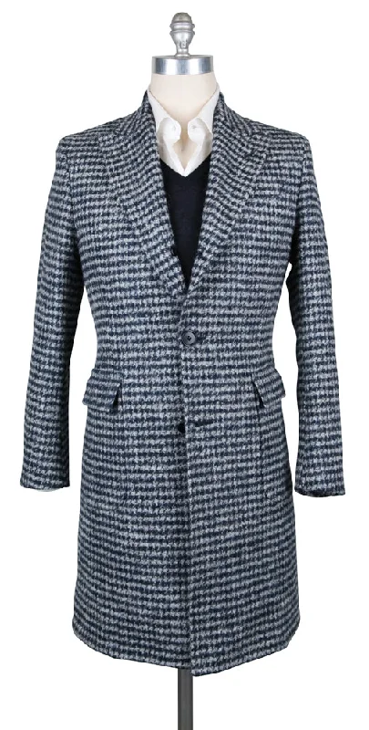 Stylish Casuals Luigi Borrelli Blue Coat