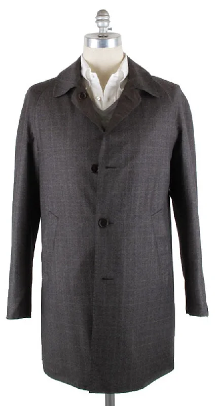Weekend Gear Luigi Borrelli Brown Coat – Size: 46 US / 56 EU