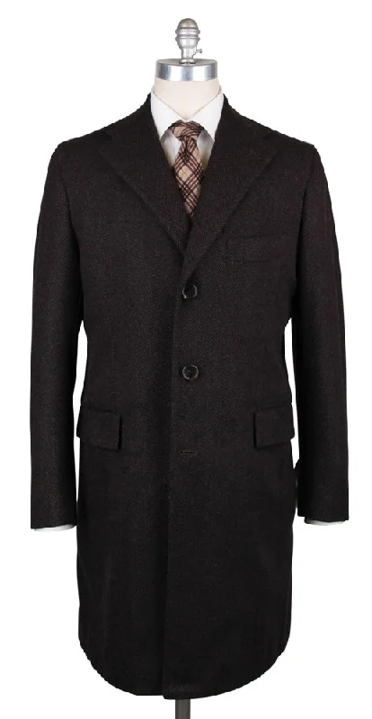 Timeless Wardrobe Orazio Luciano Brown Coat