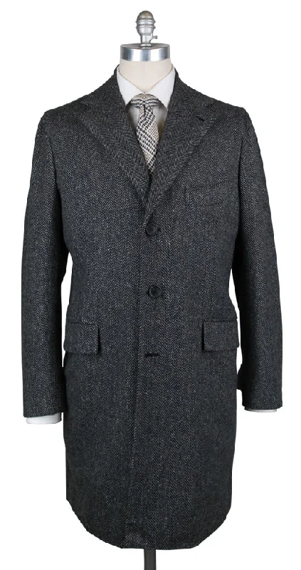 Fashionable Wear Orazio Luciano Gray Coat
