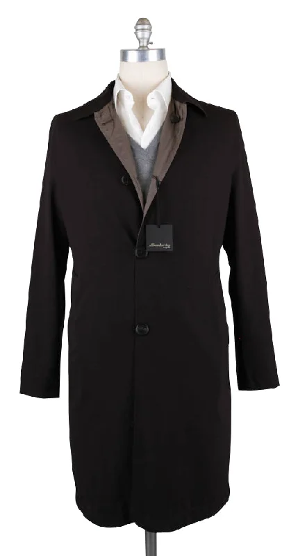Fall Fashion Sartorio Napoli Brown Reversible Coat - 40 US / 50 EU