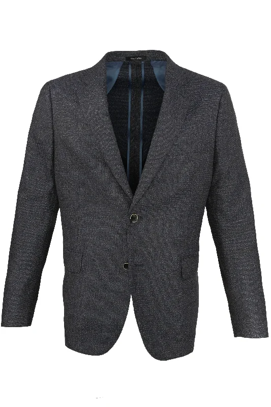 Fashion Bottoms Paul Betenly Wool Sport Coat - Blue / Brown