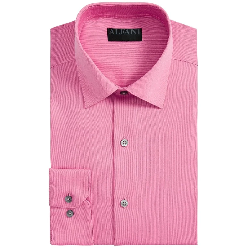 Athletic Outfits Alfani Men's Bedford Cord Dress Shirt Pink Size 15-15.5x32-33 - 15x32-33 Athletic Outfits Alfani Men's Bedford Cord Dress Shirt Pink Size 15-15.5x32-33 - 15x32-33