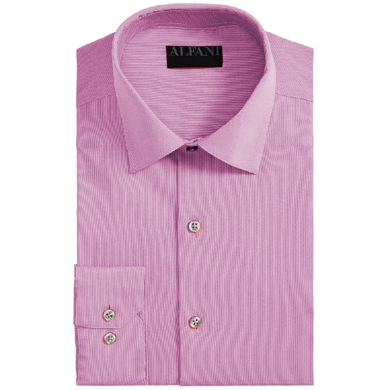Fashion Jeans Alfani Men's Bedford Cord Regular Fit Dress Shirt Size 18x36-37