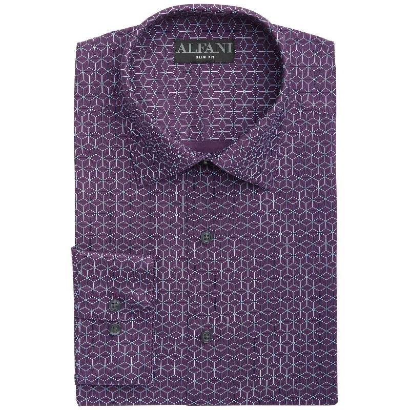 Relaxed Jackets Alfani Men's Moisture-Wicking Geo-Print Dress Shirt Purple Size 32-33 Relaxed Jackets Alfani Men's Moisture-Wicking Geo-Print Dress Shirt Purple Size 32-33