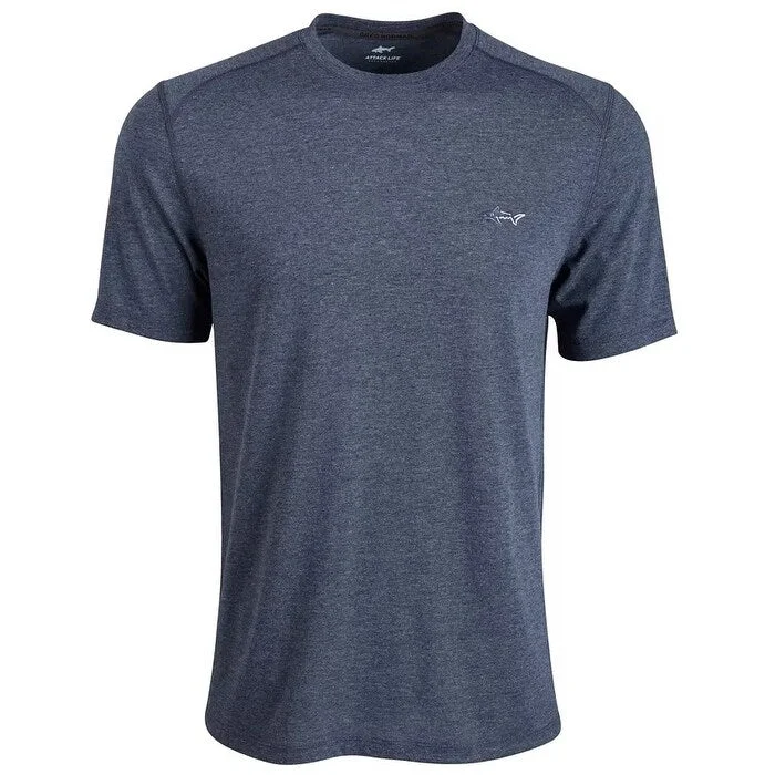 Smart Casual Attack Life By Greg Norman Men's Soft Touch T-Shirt Blue Size XL - X-Large Smart Casual Attack Life By Greg Norman Men's Soft Touch T-Shirt Blue Size XL - X-Large