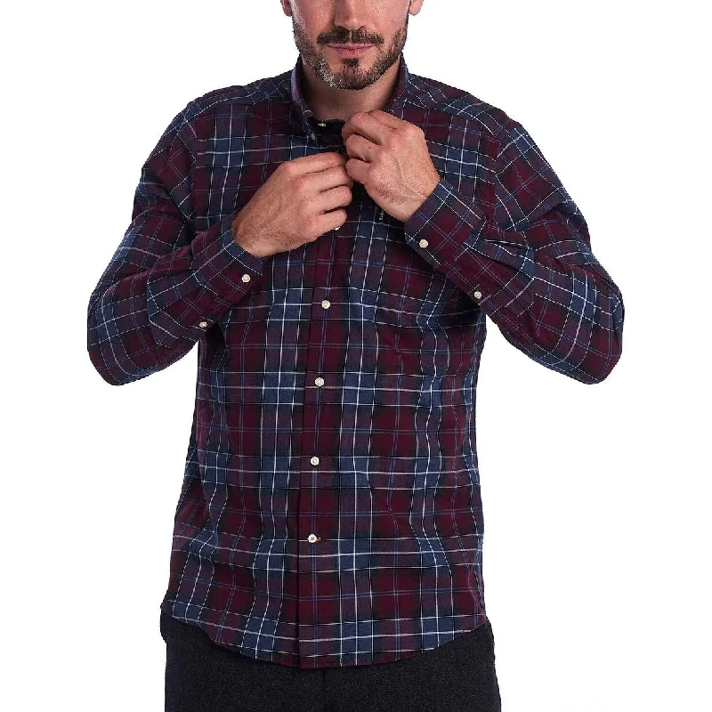 Formal Shirts Barbour Men's Connel Tailored Fit Plaid Button Down Shirt Red Size Medium Formal Shirts Barbour Men's Connel Tailored Fit Plaid Button Down Shirt Red Size Medium