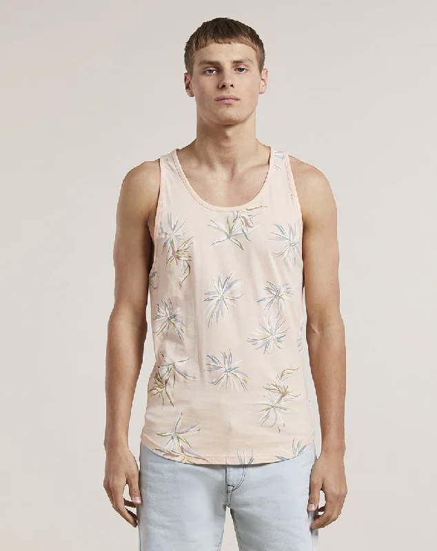 Relaxed Jackets BERIT PRINTED MENS VEST | PINK