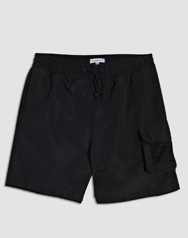 Stylish Jeans MOZAMBIQUE MENS SWIM SHORTS | BLACK