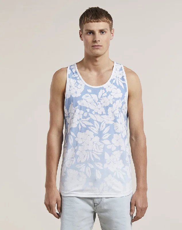 Everyday Look ORVAR PRINTED MENS VEST | BLUE