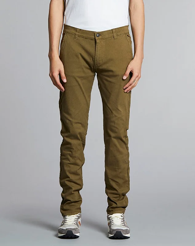 Casual Wear PATRON BASIC STRETCH MENS CHINOS | KHAKI