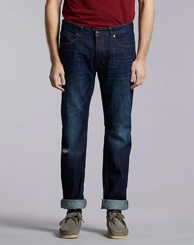 Summer Trends PHOENIX PENN SLIM DENIM JEAN | DARK INDIGO VINTAGE WASH