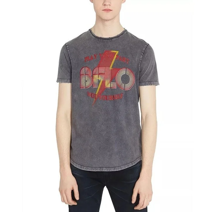 Minimalist Pieces Buffalo David Bitton Men's Tamo Logo Graphic T-Shirt Charcoal Size M - Medium Minimalist Pieces Buffalo David Bitton Men's Tamo Logo Graphic T-Shirt Charcoal Size M - Medium