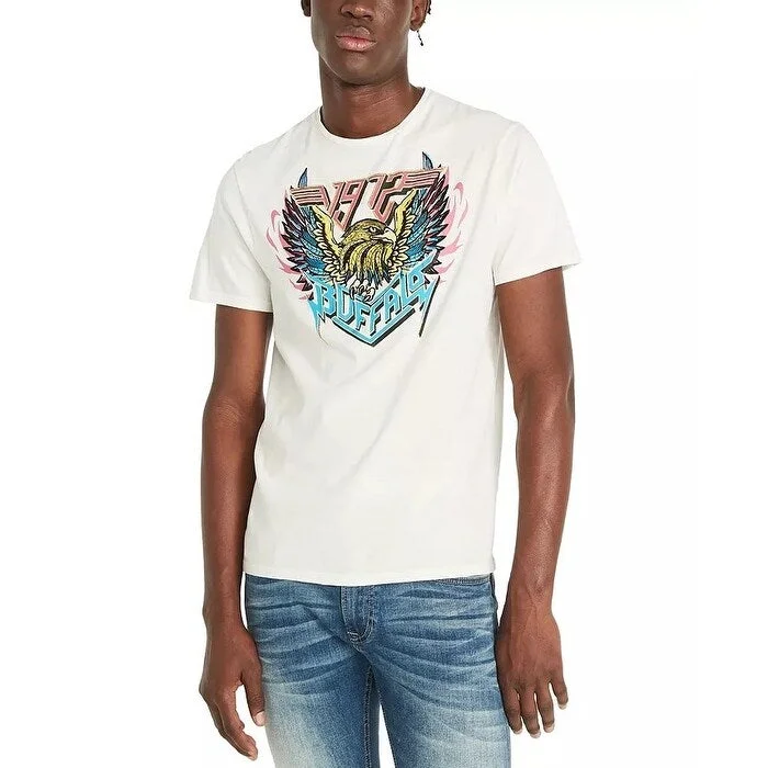 Comfy Pants Buffalo David Bitton Men's Tyjew Logo Graphic T-Shirt White Size XXL - XX-Large Comfy Pants Buffalo David Bitton Men's Tyjew Logo Graphic T-Shirt White Size XXL - XX-Large
