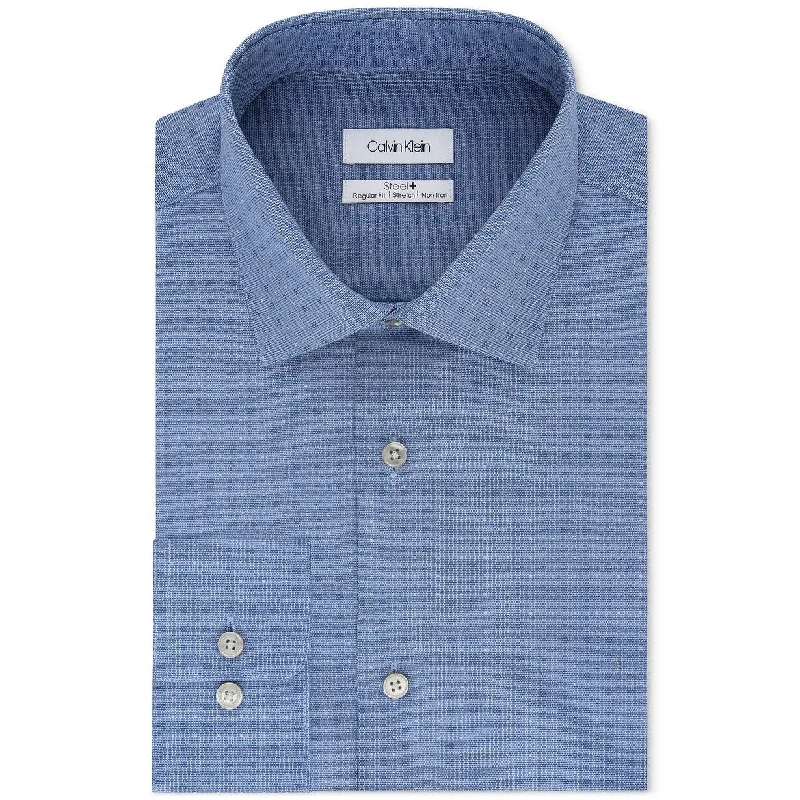 Fashion Jacket Calvin Klein Men's Steel Classic/Regular Fit Non-Iron Performance Stretch Blue Pattern Dress Shirt Navy Size 34X35 - 17.5X34-35 Fashion Jacket Calvin Klein Men's Steel Classic/Regular Fit Non-Iron Performance Stretch Blue Pattern Dress Shirt Navy Size 34X35 - 17.5X34-35