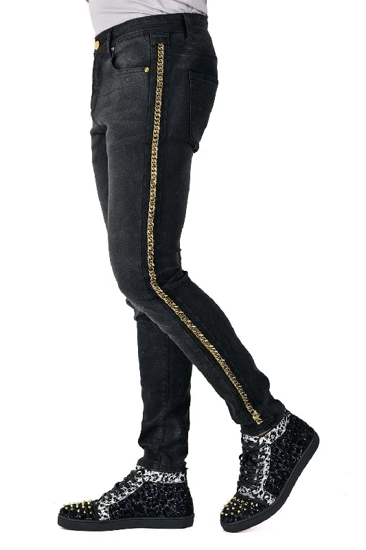 Denim Trends Chain on love Jeans