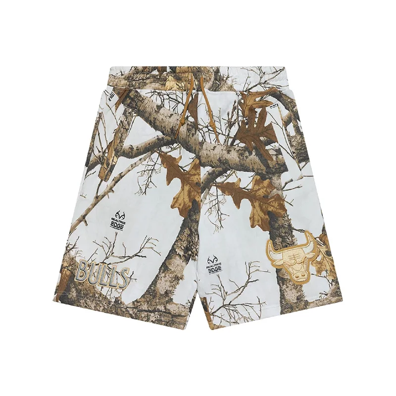 Sporty Jackets Chicago Bulls NBA City Edition Real Tree White Shorts