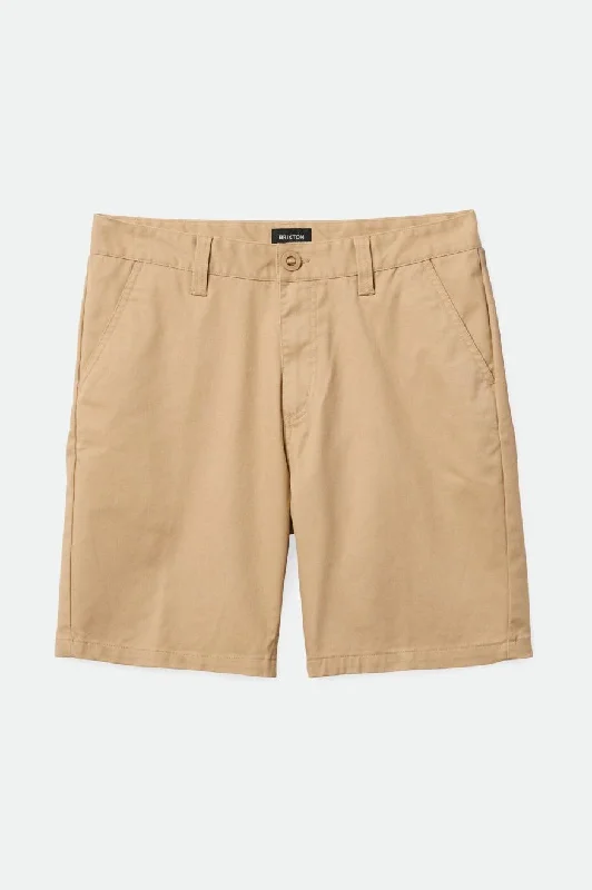 Fall Fashion Choice Chino Short 9" - Sand