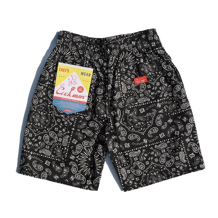 Casual Footwear Cookman Chef Shorts Paisley/Black