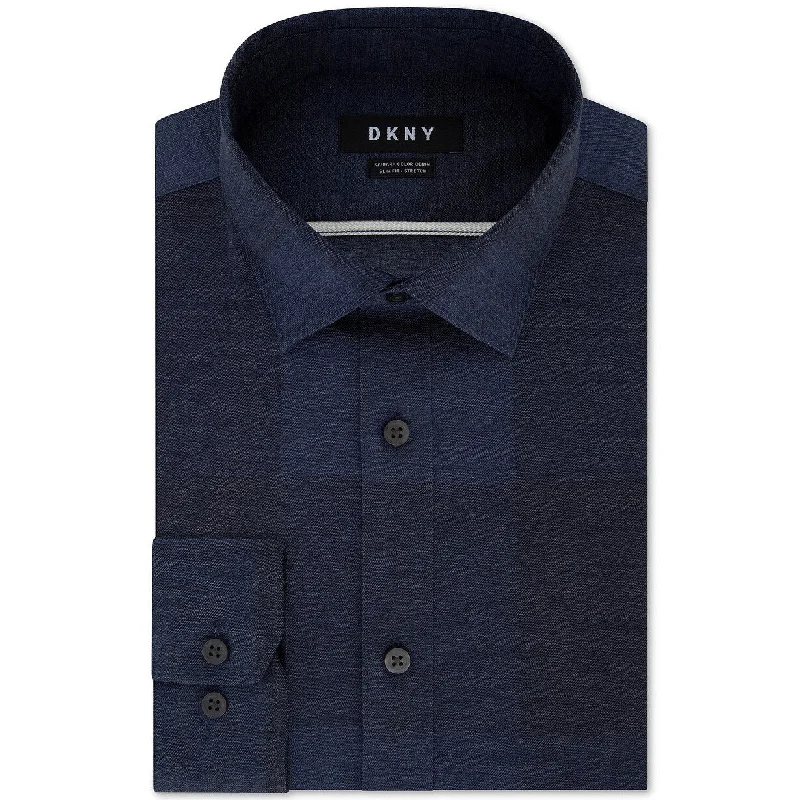 Urban Jackets DKNY Men's Slim Fit Stretch Kaihara Denim Dress Shirt Blue Size 15.5X34X35 Urban Jackets DKNY Men's Slim Fit Stretch Kaihara Denim Dress Shirt Blue Size 15.5X34X35