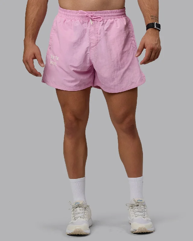 Fashion Jacket Enjoy The Journey 5" Shorts - Bubble Gum
