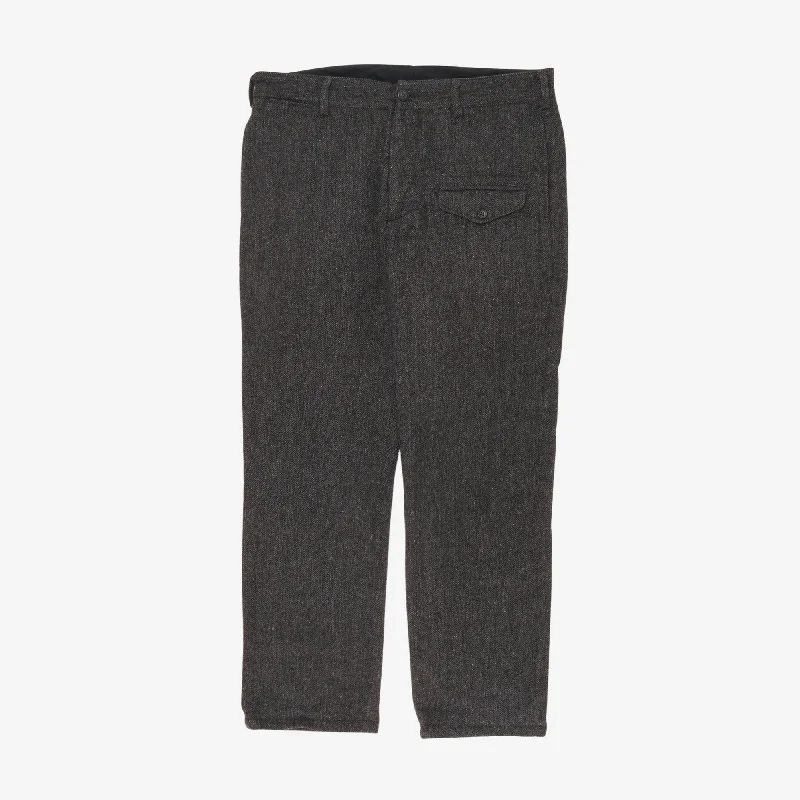 Denim Looks Herringbone Wool Pant