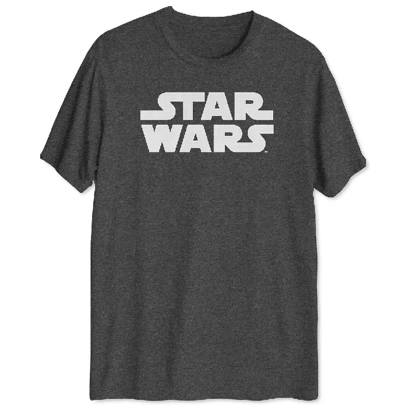 Classic Apparel Hybrid Men's Star Wars Logo T-Shirt Gray Size Large