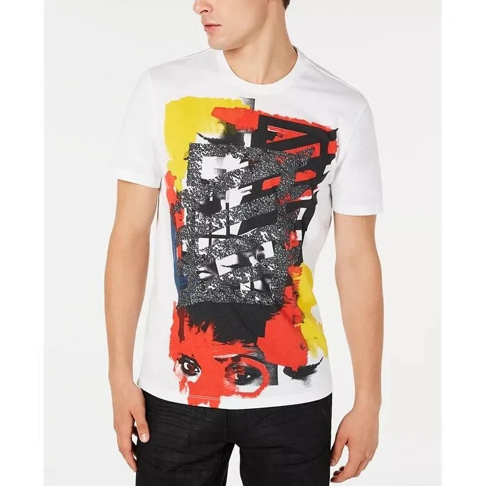 Comfort Jackets INC International Concepts Men's Abstract Graphic T-Shirt White Size Medium Comfort Jackets INC International Concepts Men's Abstract Graphic T-Shirt White Size Medium