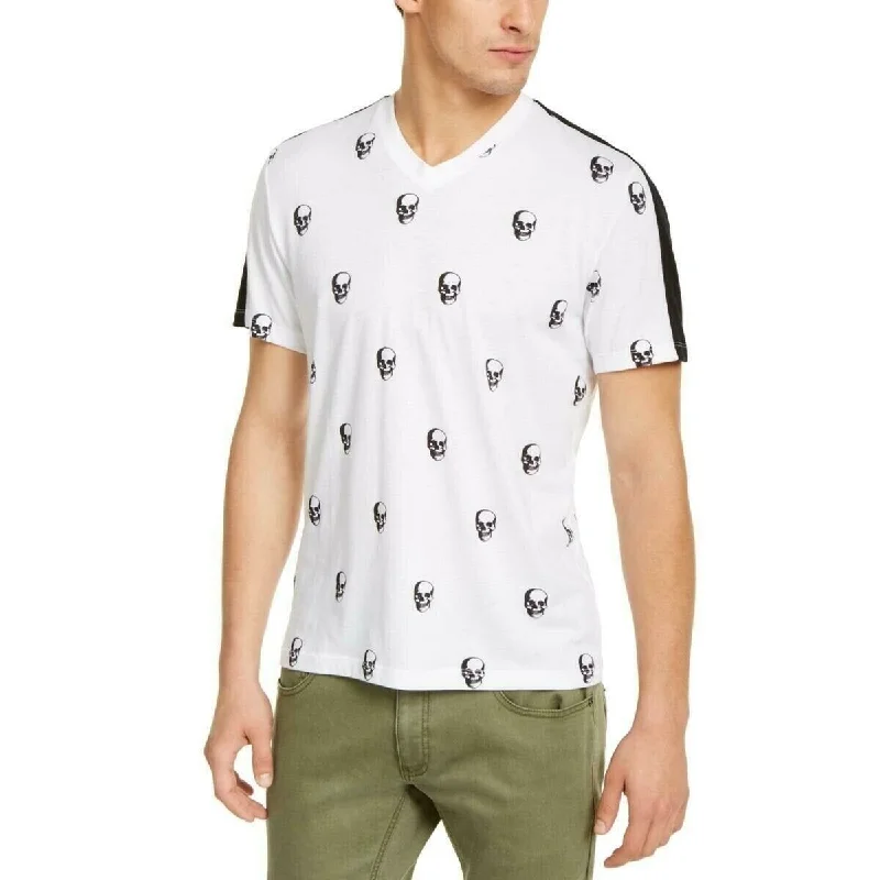 Active Styles INC International Concepts Men's Skull Graphic T-Shirt White Size XL