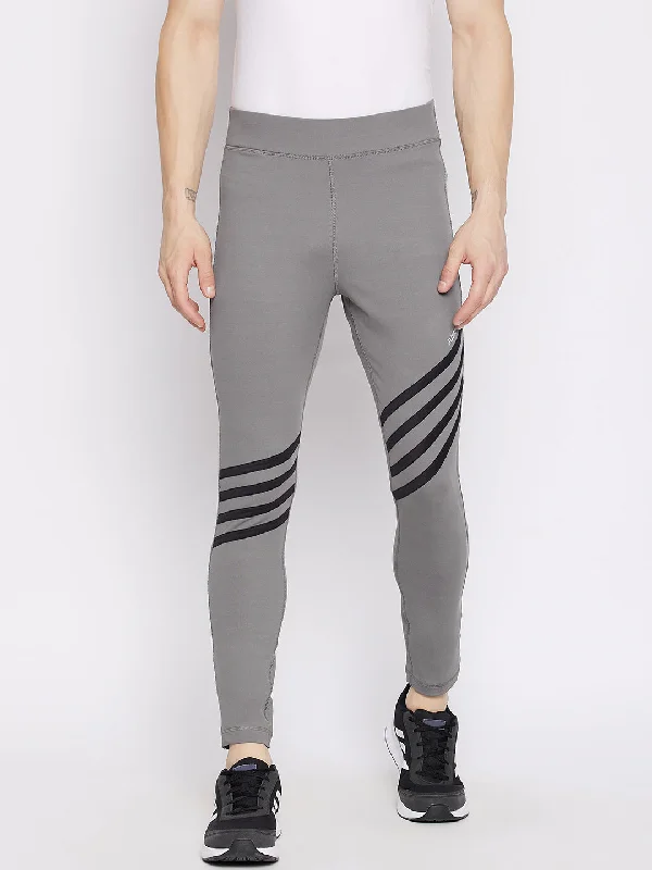 Relaxed Styles JUMP USA Men Grey Active Wear Tights