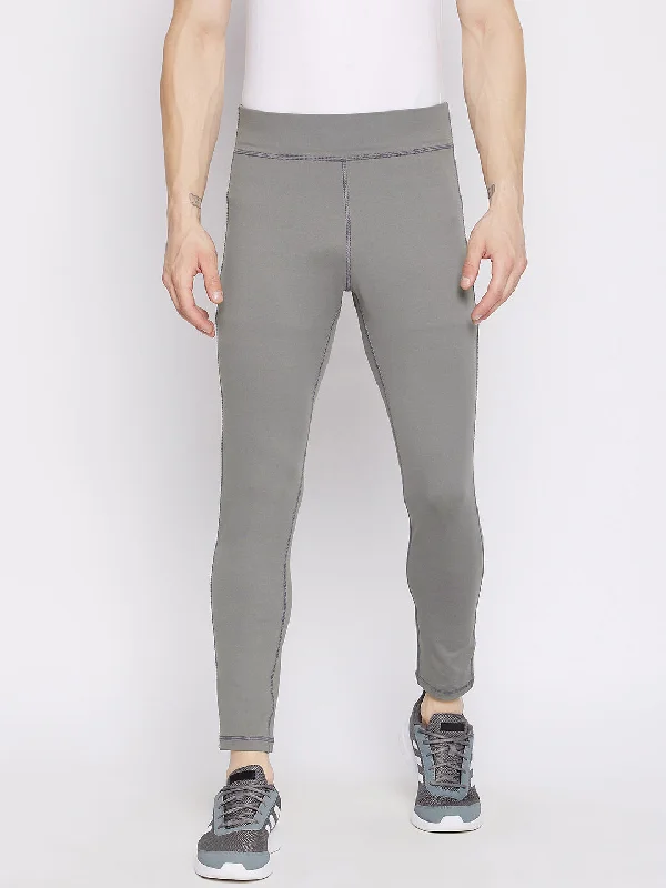 Athletic Gear JUMP USA Men Grey Active Wear Tights