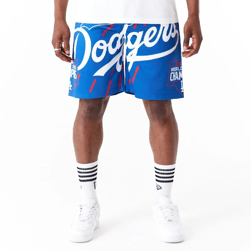 Casual Shoes LA Dodgers MLB Large Logo Blue Shorts
