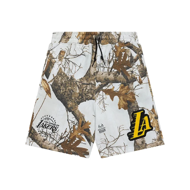 Minimal Apparel LA Lakers NBA City Edition Real Tree White Shorts