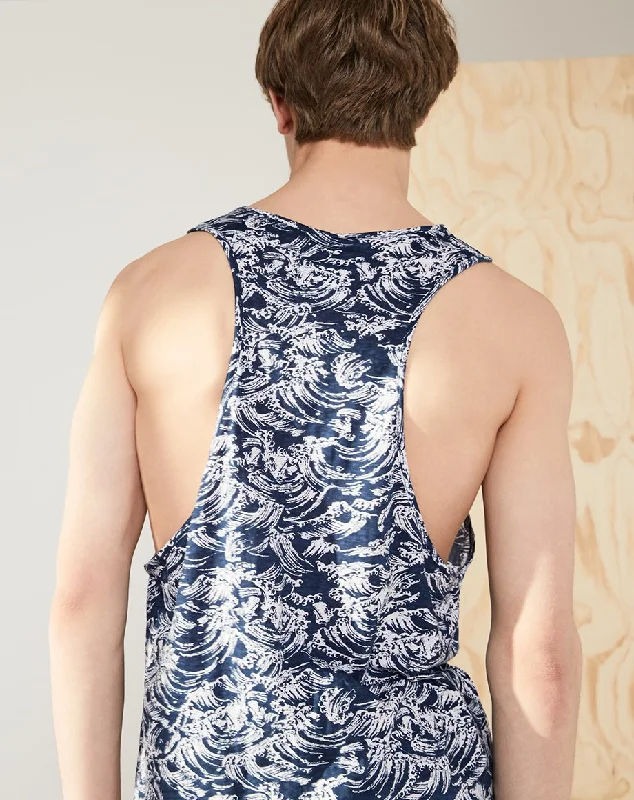 Casual Attire LOELA MENS VEST | NAVY