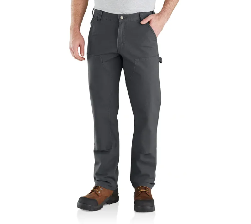 Casual Fits Men's Rugged Flex Relaxed Fit Duck Double-Front Utility Work Pant