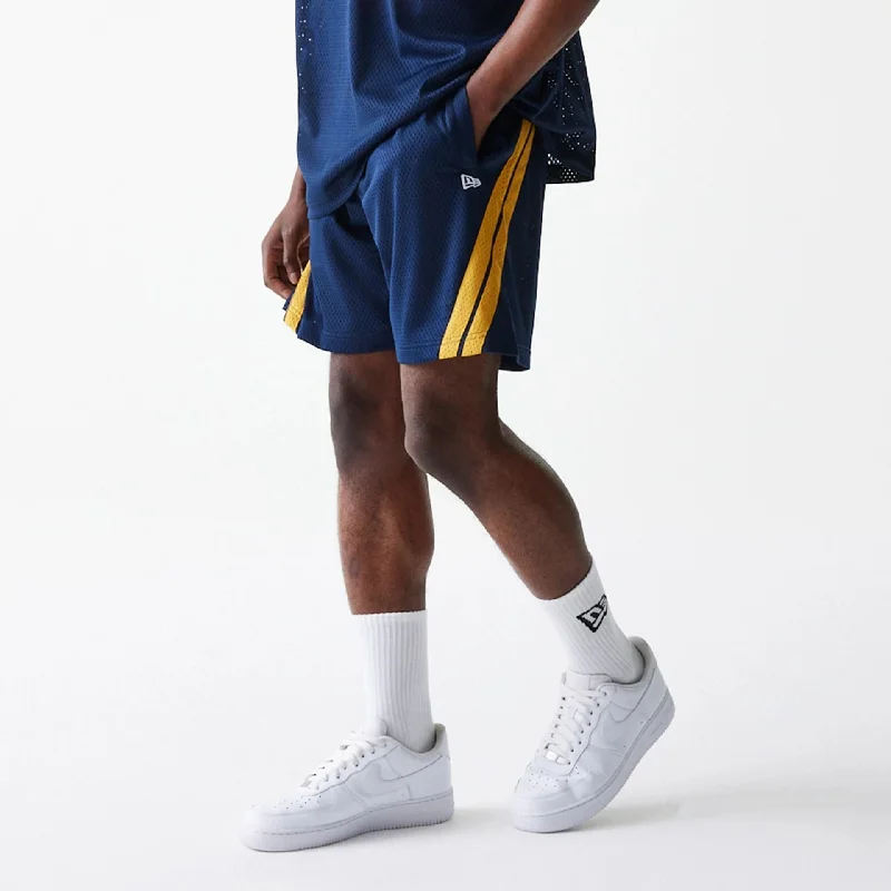 Comfortable Fits New Era Street Dangle Blue Shorts
