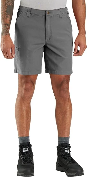Comfort Jackets Rugged Flex Relaxed Fit 8-Inch Canvas Work Short
