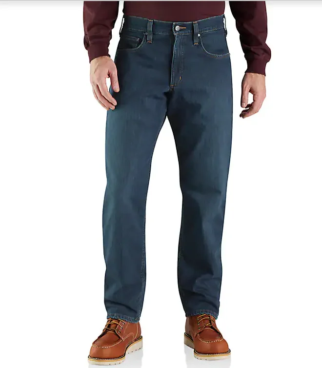 Urban Outfits Rugged Flex Relaxed Fit Fleece-Lined 5-Pocket Jeans