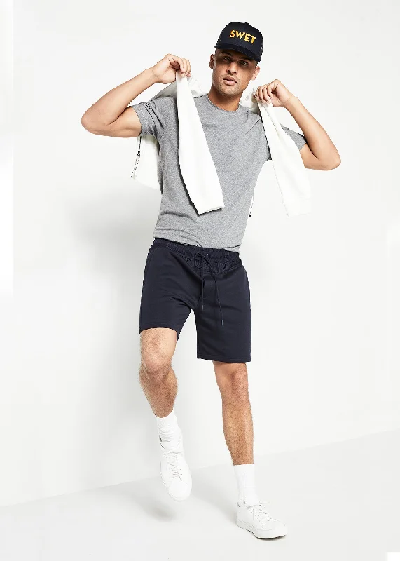 Athletic Gear Satin Trim Short | Blue