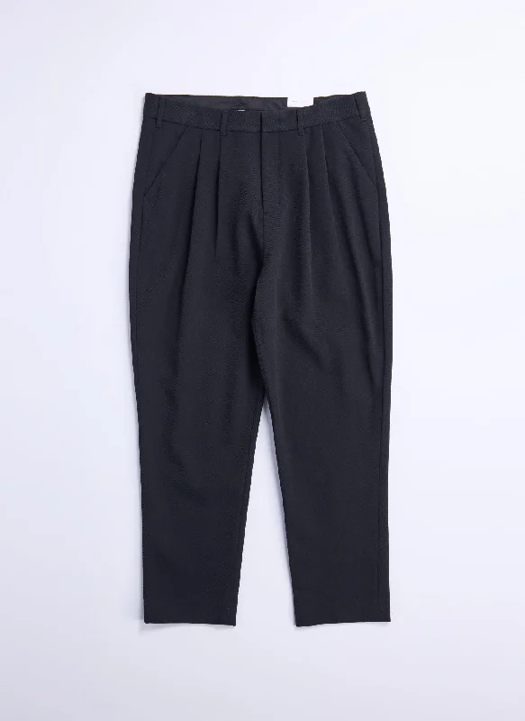 Business Casual Solotex Garbardine (Work) Ankle Length Relax Tapered Pants [P-10]